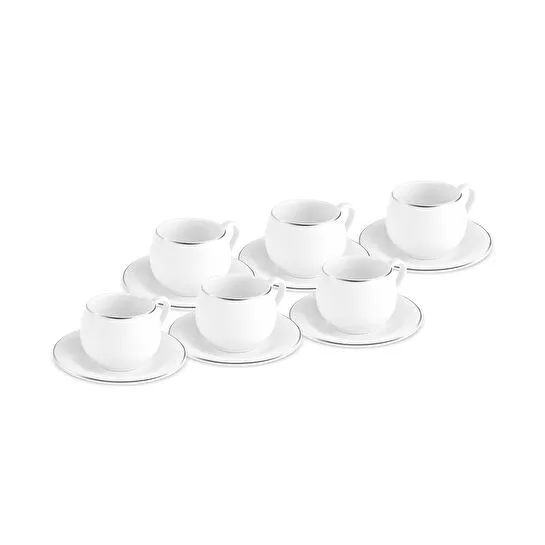 Karaca Adile 6 Kişilik Double kahve Fincan Takımı 130 ml