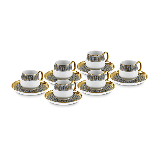 Karaca Suadiye 6 Kişilik Kahve Fincan Takımı 90 ml