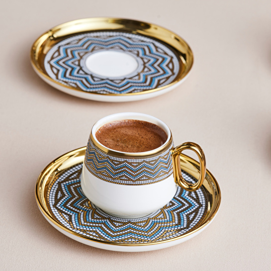 Karaca Suadiye 6 Kişilik Kahve Fincan Takımı 90 ml