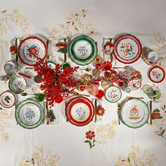 Baci Milano Mamma Mia Şeker Desenli Tatlı Tabağı 22 cm