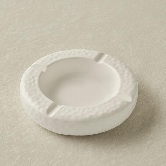 Karaca x Refika Bembeyaz Yuvarlak Küllük