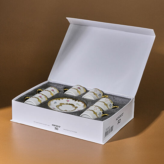 Karaca Bihter 6 Kişilik Kahve Fincanı 90 Ml