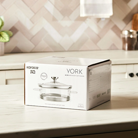 Karaca York Borosilikat Cam Tencere 16 cm