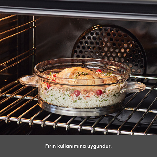 Karaca York Borosilikat Cam Tencere 18 cm