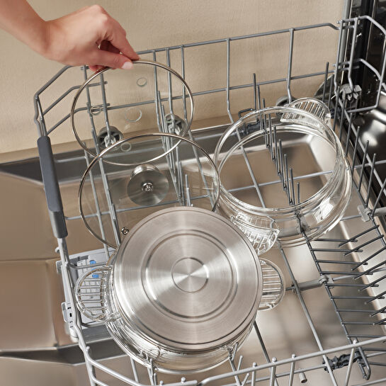 Karaca York Borosilikat Cam Buhar Tenceresi 18 cm