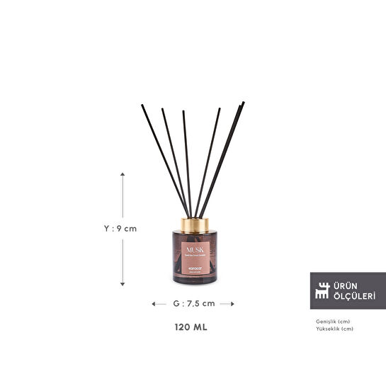 Karaca Smell The Sweet Serenity Çubuklu Ortam Kokusu Musk 120 ml