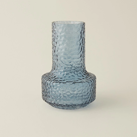 Karaca Home Nessa Vazo Mavi 17x25,5 cm