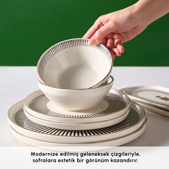 Karaca New Year Yılbaşı Nutcracker 8 Parça 2 Kişilik Yemek Takımı