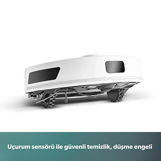 Homend Alex Laser Power 1289H Otomatik Boşaltım Sistemli Yeni Nesil Moplu Robot Süpürge Beyaz