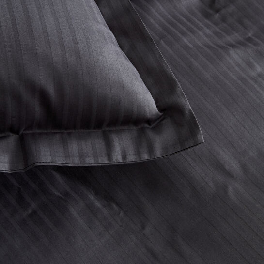 Karaca Home Uniq %100 Pamuk Saten King Size Nevresim Takımı Antrasit