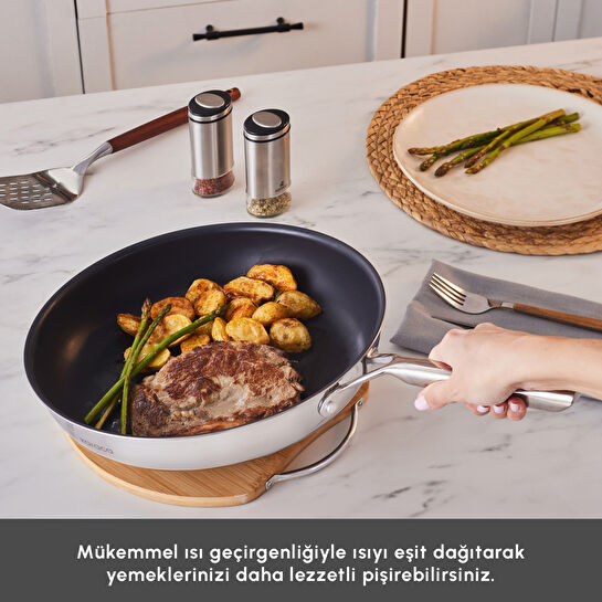 Karaca Plasma Steel 316+ 3Ply Tava 30 cm