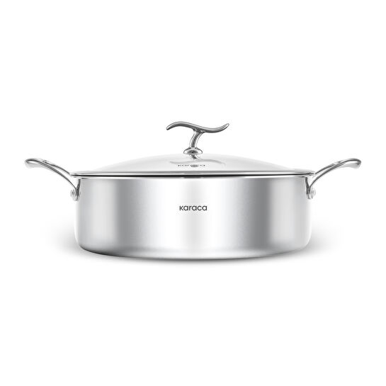 Karaca Plasma Steel 316+ 3Ply Karnıyarık Tencere 26 cm
