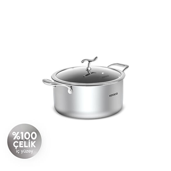 Karaca Plasma Steel 316+ 3Ply Tencere 20 cm