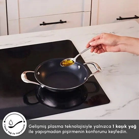 Karaca Plasma Steel 316+ 3Ply Sahan 20 cm