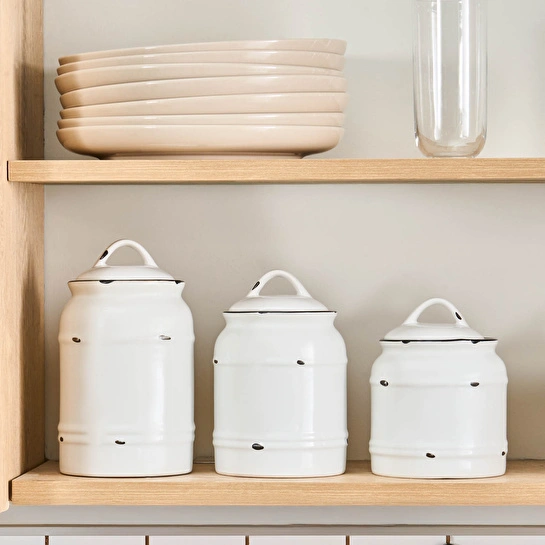 Karaca Clara 3'lü Seramik Saklama Kabı