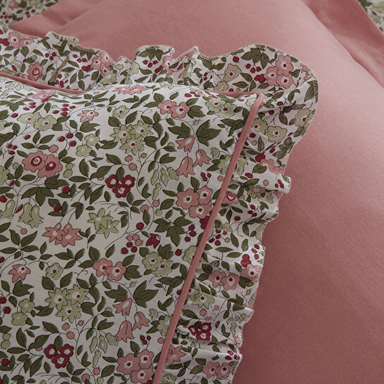 Karaca Home Minay 52 tel %100 Pamuk Çift Kişilik Nevresim Takımı Pembe