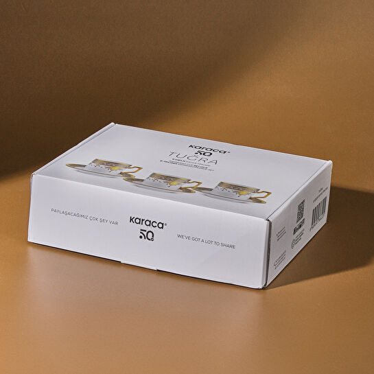 Karaca Tuğra 6 Kişilik Kahve Fincan Takımı 100 Ml