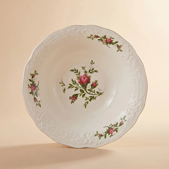 Karaca Vintage Rose Salata Kasesi 23 cm