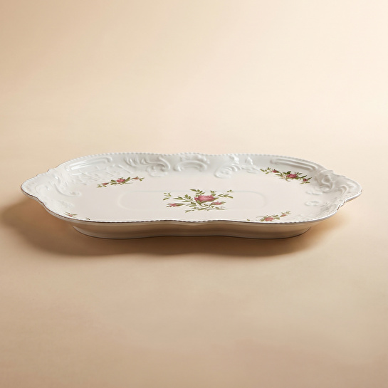 Karaca Vintage Rose Kayık Tabak 30 cm