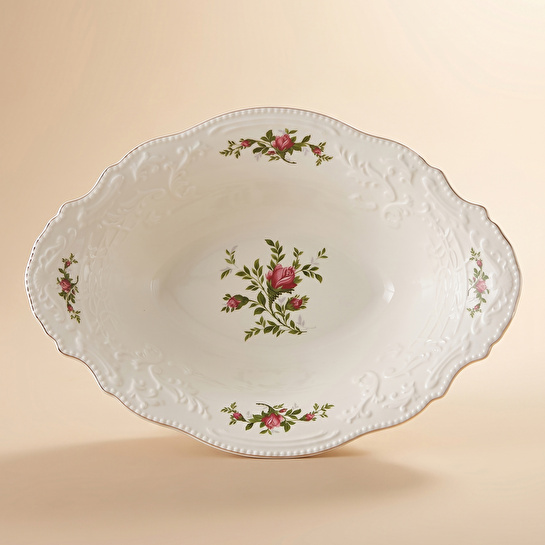 Karaca Vintage Rose Ayaklı Gondol 35 cm