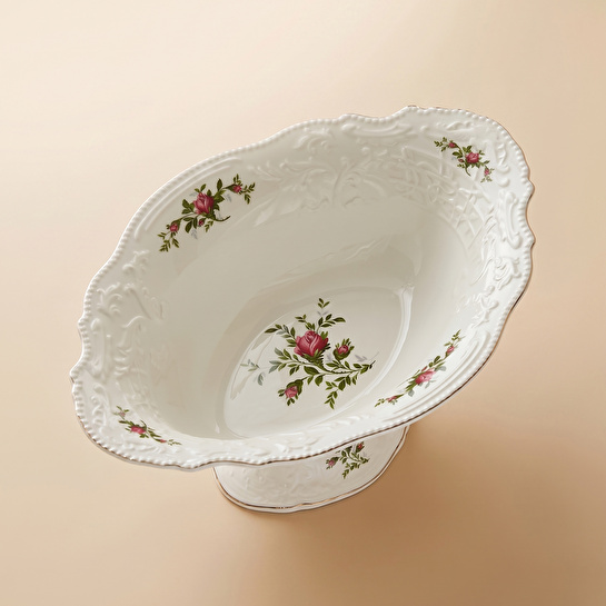Karaca Vintage Rose Ayaklı Gondol 35 cm