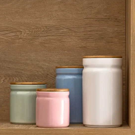 Karaca Portobello Bambu Kapaklı 4'lü Saklama Kabı