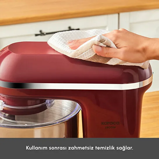 Karaca Chefcrafter Hamur Yoğurma Makinesi Red 1900W 7L