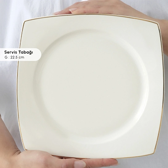 Karaca Elegance Bone Jamie 26 Parça 6 Kişilik Kahvaltı Takımı