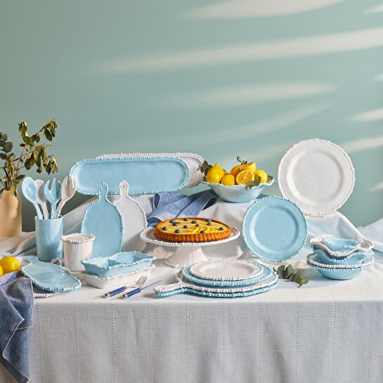 Karaca Perla Melamin Servis Tabağı 28 cm Beyaz