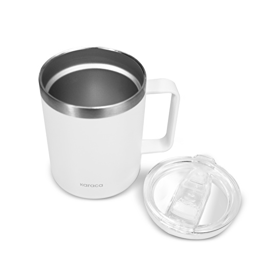 Karaca Thermal Çelik Mug 350 ml Beyaz