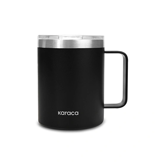 Karaca Thermal Çelik Mug 350 ml Siyah