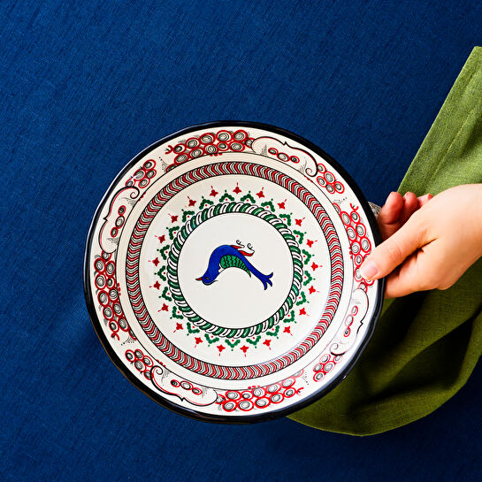 Karaca İznik Serisi Kuş Salata Kasesi 24 cm