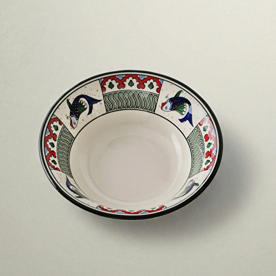 Karaca x Ömür Akkor İznik Balık Kase 16 cm