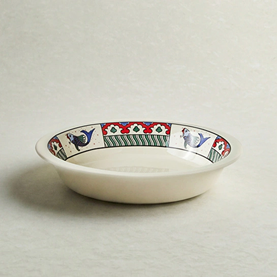 Karaca x Ömür Akkor İznik Balık Fırın Kabı 22 cm