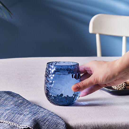Karaca Amalfi Akrilik Su Bardağı 370 ml Marine Blue