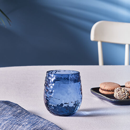 Karaca Amalfi Akrilik Su Bardağı 370 ml Marine Blue