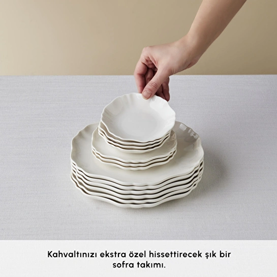 Emsan Forever Bone Bulut 30 Parça 6 Kişilik Kahvaltı Takımı