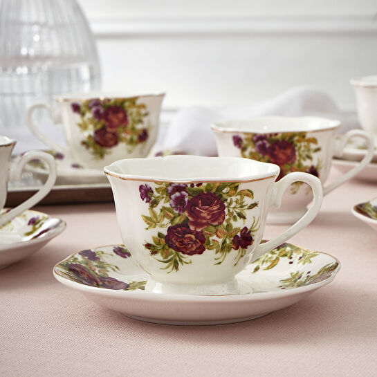 Karaca Asuman 6 Kişilik Kahve Fincan Takımı 80 ml