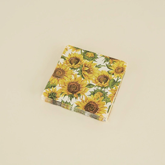 Karaca Home Bellis 20'li Lotus Sunflower Kağıt Peçete