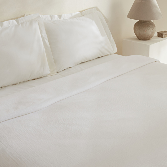 Karaca Home Farel Müslin Çift Kişilik Pike Beyaz