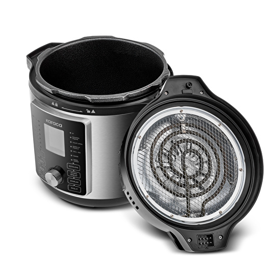 Karaca Cooker Elektrikli Basınçlı Pişirici Inox 1000W 6L