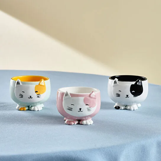 Karaca Kitty Çerezlik Sarı 7x9 cm