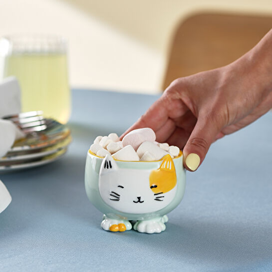 Karaca Kitty Çerezlik Sarı 7x9 cm