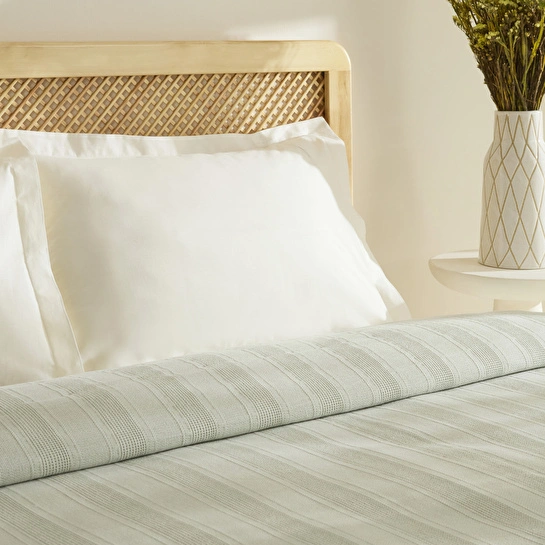 Karaca Home Verona %100 Pamuk Çift Kişilik Pike Adaçayı