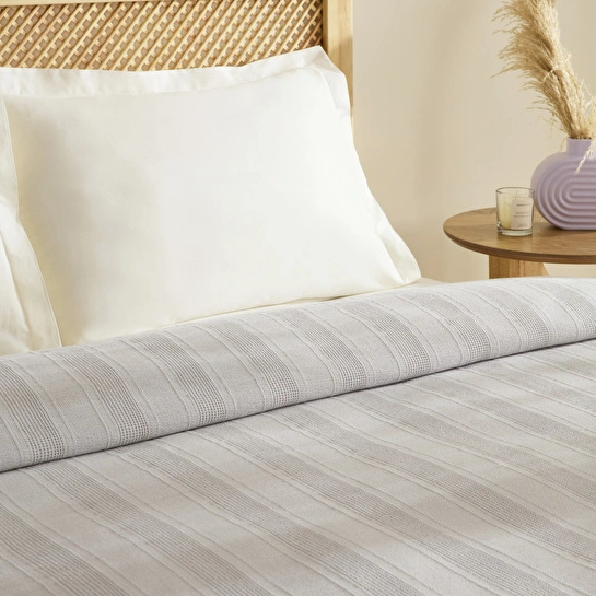 Karaca Home Verona %100 Pamuk Çift Kişilik Pike Taş