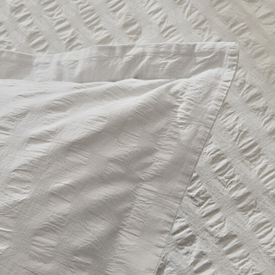 Karaca Home Perla Gofre %100 Pamuk Çift Kişilik Nevresim Takımı Gri