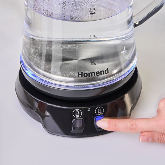 Homend Royaltea 1758H Konuşan Çay Makinesi Siyah