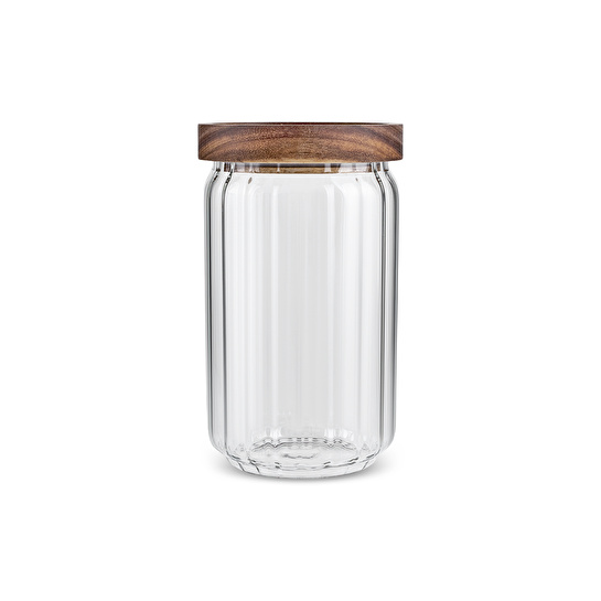 Karaca Mova Akasya Çizgili Saklama Kabı 580 Ml