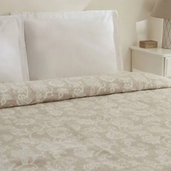 Karaca Home Glorinda Çift Kişilik Akrilik Battaniye Açık Kahve