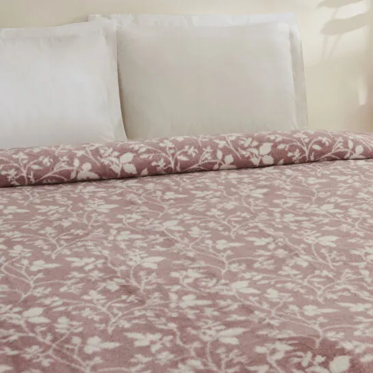 Karaca Home Cinta Çift Kişilik Akrilik Battaniye Mürdüm